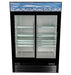 SABA SM-45RS 53" Two Sliding Glass Door Merchandiser Refrigerator, 45 Cu. Ft. - Top Restaurant Supplies