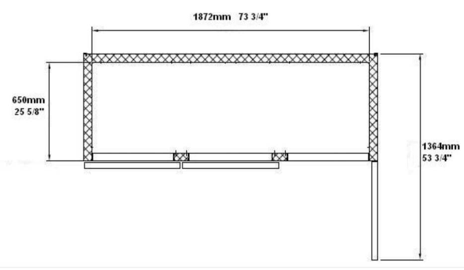 SABA SM-72R 78" Three Glass Door Merchandiser Refrigerator, 63 Cu. Ft. - Top Restaurant Supplies