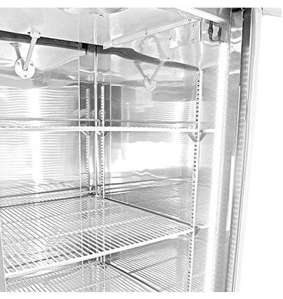 SABA S-23FG 29" One Glass Door Reach-In Freezer Stainless Steel, 23 Cu. Ft. - Top Restaurant Supplies