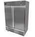 SABA S-47F 54" Two Door Reach-In Freezer Stainless Steel, 47 Cu. Ft. - Top Restaurant Supplies