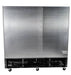 SABA S-72F 80 7/8" Three Door Reach-In Freezer Stainless Steel, 72 Cu. Ft. - Top Restaurant Supplies