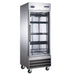 SABA S-23RG 29" One Glass Door Reach-In Refrigerator Stainless Steel, 23 Cu. Ft. - Top Restaurant Supplies