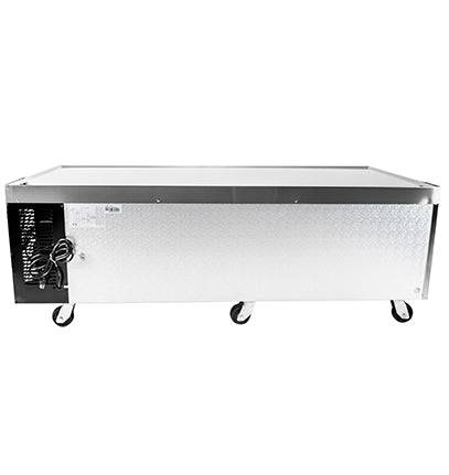 SABA SCB-72 72″ 4 Drawer Refrigerated Chef Base Stainless Steel - Top Restaurant Supplies