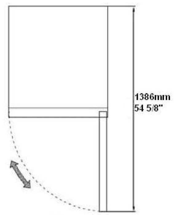 SABA SUC-27F 27″ One Door Undercounter Freezer Stainless Steel, 6.3 Cu. Ft. - Top Restaurant Supplies