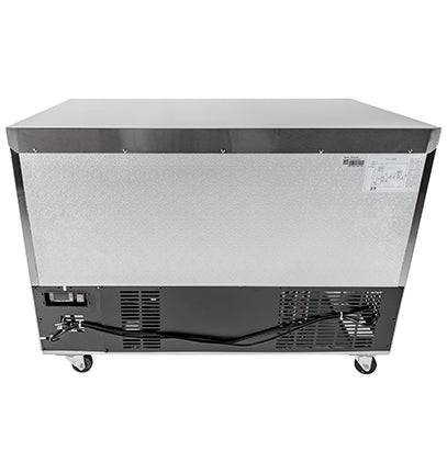 SABA SUC-48F 47 1/4" Two Door Undercounter Freezer Stainless Steel, 12 Cu. Ft. - Top Restaurant Supplies