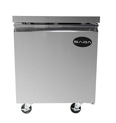 SABA SUC-27R 27″ One Door Undercounter Refrigerator Stainless Steel, 6.3 Cu. Ft. - Top Restaurant Supplies