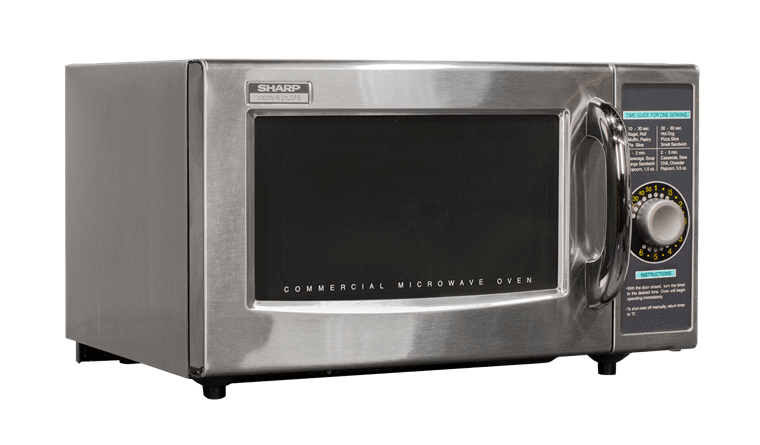 Sharp R-21LCFS Medium Duty Commercial Microwave with 1000 watts - Top Restaurant Supplies