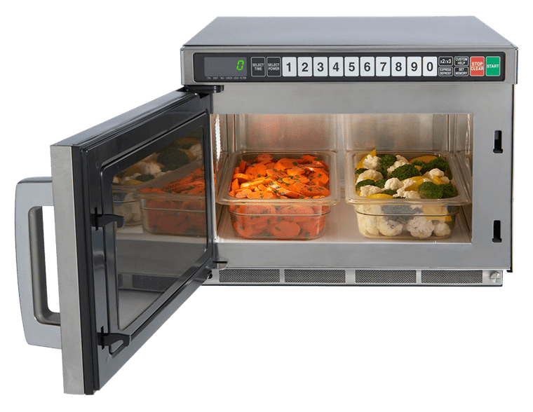 Sharp R-CD1200M Twintouch Commercial Microwave with Dual Touch Pads - Top Restaurant Supplies