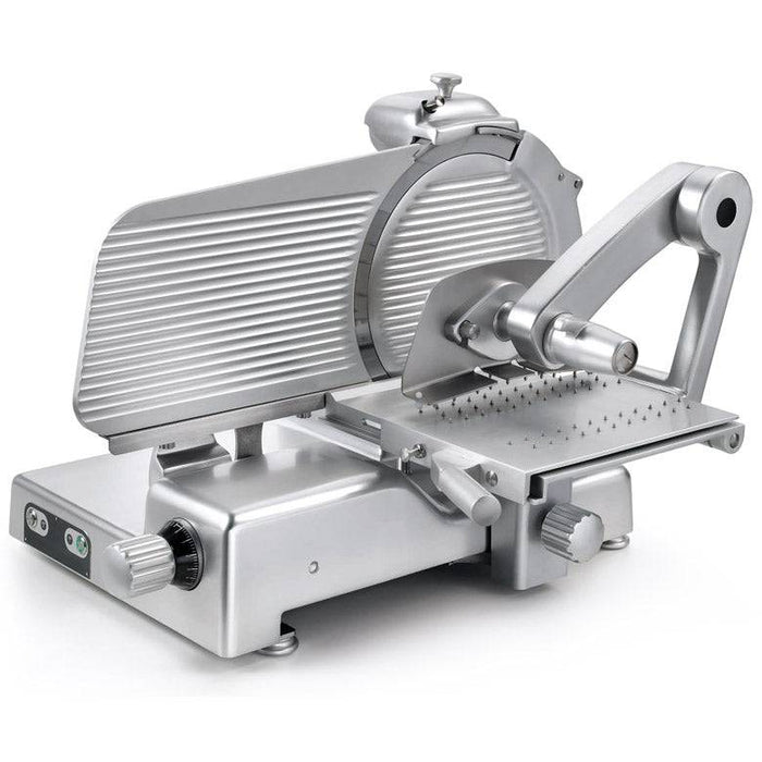 Sirman 16377108SNA Leonardo 370 Evo BS2 Top 15" Full-Size Straight Feed Slicer for Cured Meat - Top Restaurant Supplies