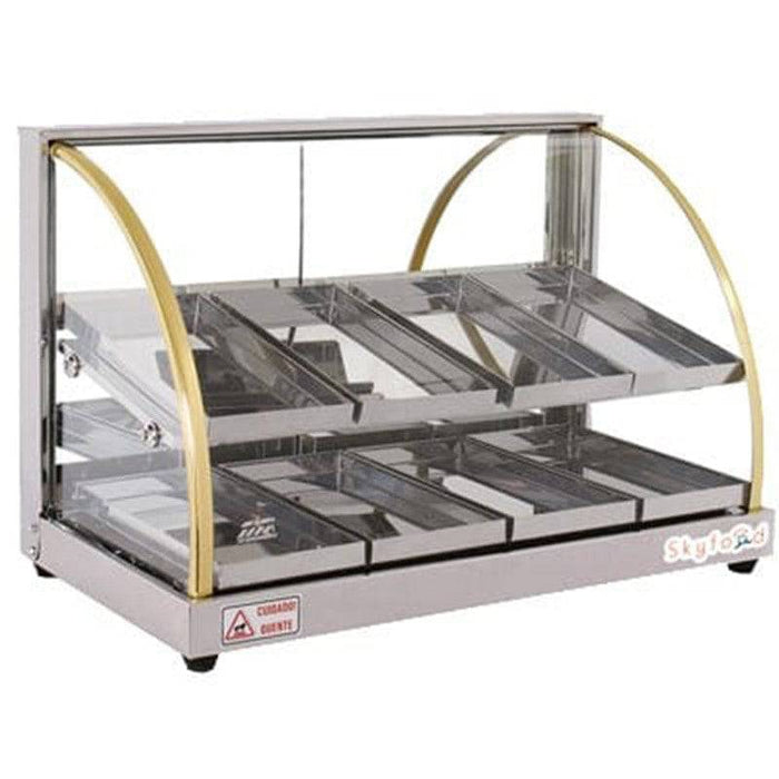 Skyfood FWDE2-25 25" Food Warmer Display Case, Double Shelf, Economy - Top Restaurant Supplies