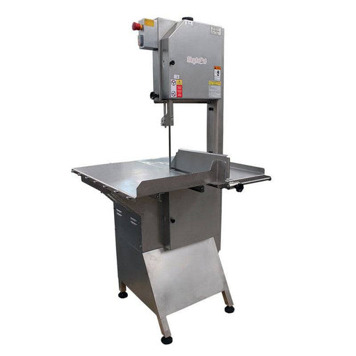 Skyfood SI-282HDE-1 Heavy Duty Meat and Bone Saw, 112" Blade, 2 HP, 220/60/1, Stainless Steel Body, ETL - Top Restaurant Supplies