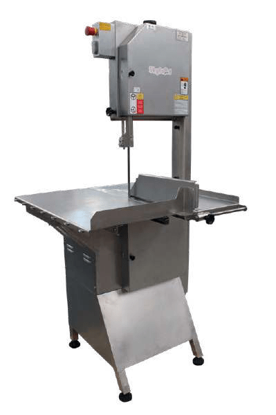 Skyfood SI-282HDE-1 Heavy Duty Meat and Bone Saw, 112" Blade, 2 HP, 220/60/1, Stainless Steel Body, ETL - Top Restaurant Supplies