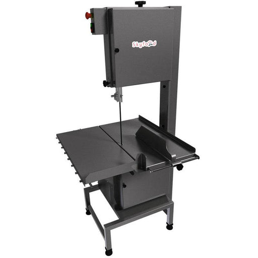 Skyfood SI-315HDE-1 Heavy Duty Meat and Bone Saw, 124" Blade, 3 HP, 220/60/1, Stainless Steel Body, ETL - Top Restaurant Supplies