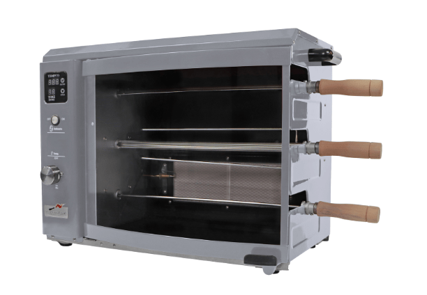 Skyfood BG-03LX SILVER Gas Rotisseries Grill 3 Skewer without Upper Tray - Top Restaurant Supplies