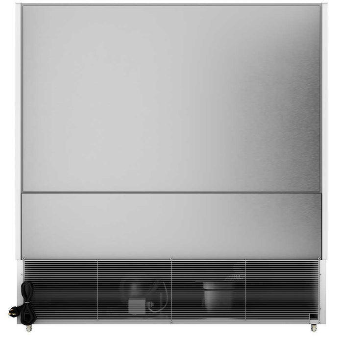 Coldline SOC-76-220-W Open Air Refrigerated Display Merchandiser, 220V, White, 27.6" Deep, 76" Length