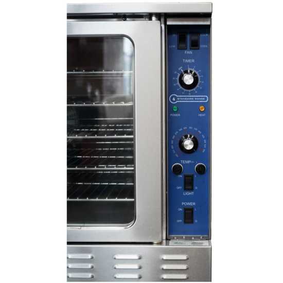 Standard Range SR-COE-DBL-208 - Double Deck Full Size Electric Convection Oven - 3PH, 208V - Top Restaurant Supplies