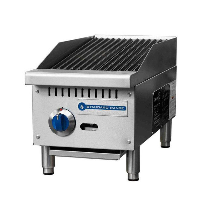 Standard Range SR-CB12-M 12" Gas Countertop Radiant Charbroiler, 35,000 BTU - Top Restaurant Supplies