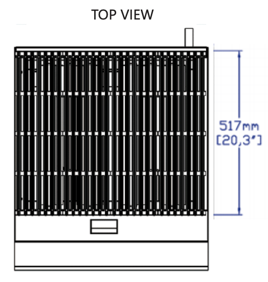 Standard Range SR-CB24-M 24" Gas Countertop Radiant Charbroiler, 70,000 BTU - Top Restaurant Supplies