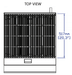 Standard Range SR-CB24-M 24" Gas Countertop Radiant Charbroiler, 70,000 BTU - Top Restaurant Supplies