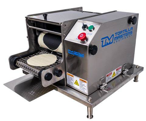 Tortilla Masters TM105 Ventura Flex Tabletop Corn Tortilla Machine - Top Restaurant Supplies