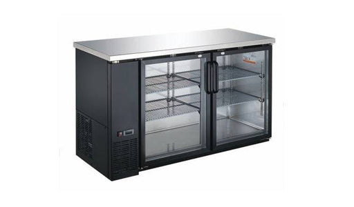 Universal Coolers BBCI-6024G 60.2" Two Door Back Bar Refrigerator with 4 Shelves - Top Restaurant Supplies