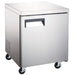 Universal Coolers SC-27-LBI 27" Two Door Undercounter Refrigerator with 2 Shelves, Self-Contained - Top Restaurant Supplies