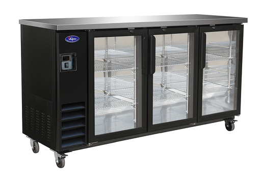 Valpro VP72G 73” Three Glass Door Back Bar Cooler - Top Restaurant Supplies