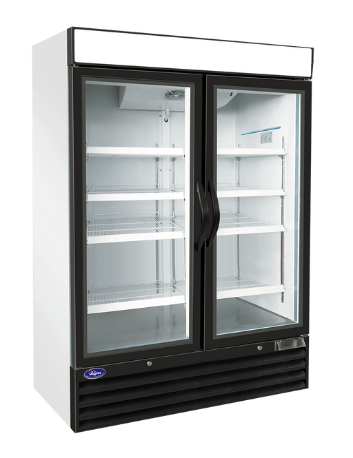 Valpro VP2R-48HC Two Swing Glass Door 48 cu. ft. Refrigerator - Top Restaurant Supplies