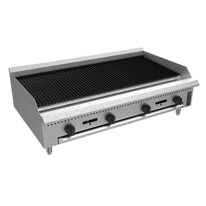 Venancio PCB18G-CT 18" Countertop Charbroiler with 1 Burner, Prime Series - Top Restaurant Supplies