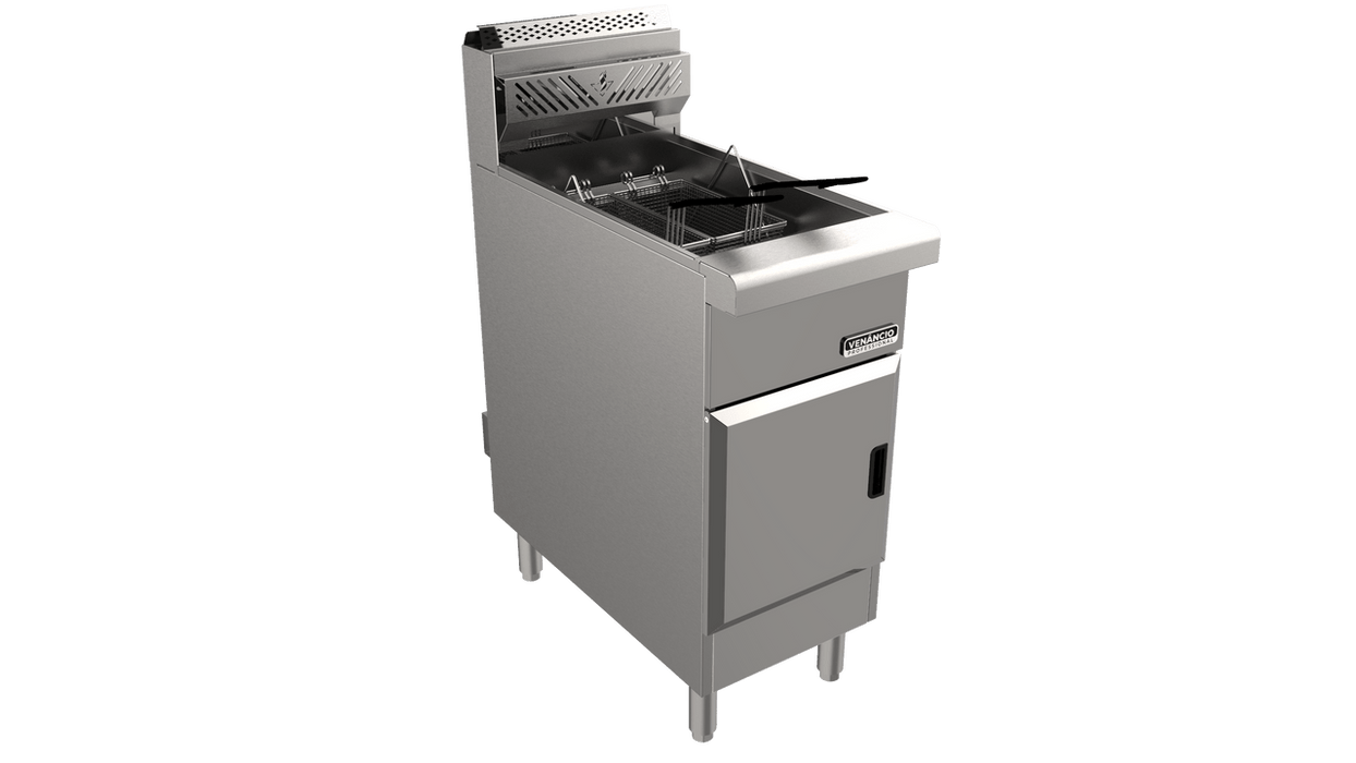 Venancio RFB40 Elite Premium 40 lbs. Tube Fryer with 3 Burners, Restaurant Series - Top Restaurant Supplies