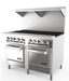 Venancio G482ST-48B 48" Range with 8 VT Burners and 2 Ovens, Genesis Series - Top Restaurant Supplies