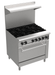 Venancio PRO36G-CO 36" Range with 6 Burners and 1 Convection Oven, Prime Series - Top Restaurant Supplies