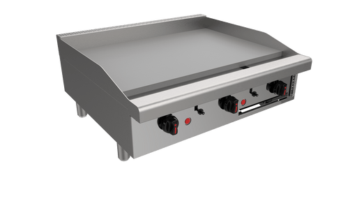 Venancio R36CT-36T 36" Elite Thermostatic Griddle with 3 Burners, 1" Thick Plate, Restaurant Series - Top Restaurant Supplies