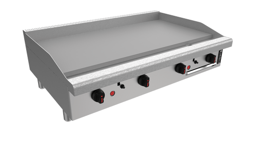 Venancio R48CT-48T 48" Elite Thermostatic Griddle with 4 Burners, 1" Thick Plate, Restaurant Series - Top Restaurant Supplies