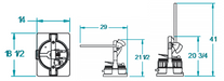 Dutchess BMIH-36/9 Dough Divider Manually Operated with 36 part and 9 part Heads - Top Restaurant Supplies