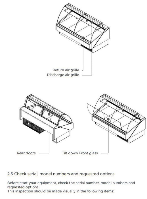 Hydra-Kool KFM-CG-40-S Fresh Meat Curved Glass Deli Case - Top Restaurant Supplies