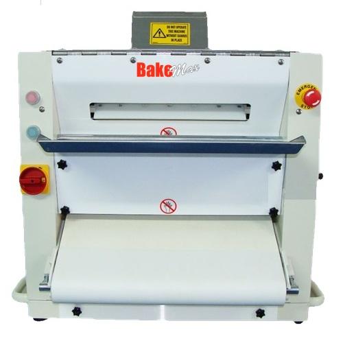 BakeMax BMPS001 20" Double Pass Heavy Duty Countertop Pizza & Pie Dough Sheeter - Top Restaurant Supplies