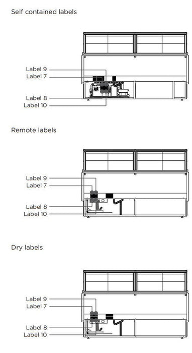 Hydra-Kool KFM-FG-100-S Fresh Meat Flat Glass Deli Case - Top Restaurant Supplies