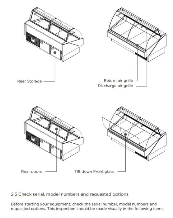 Hydra Kool KPM-CG-100-S Deli Products and Packaged Meat Curved Glass Deli Case - Top Restaurant Supplies