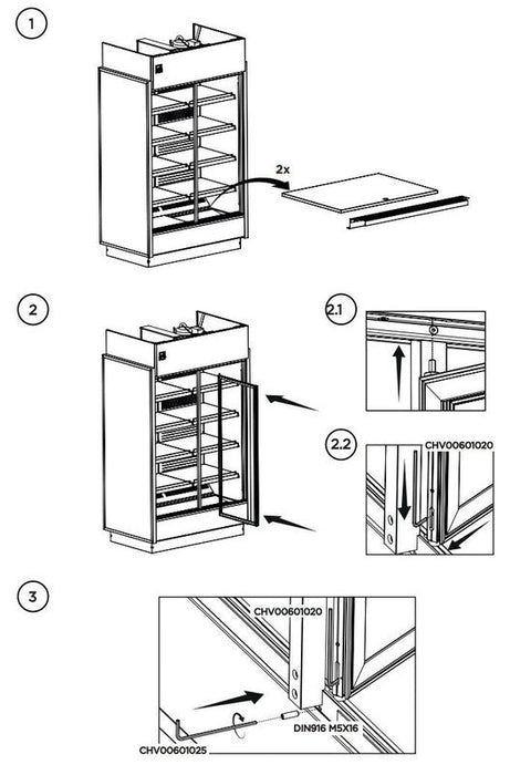 Hydra-Kool KGV-MD-3-R High Volume Grab-N-Go for Remote Condensing Unit - Top Restaurant Supplies