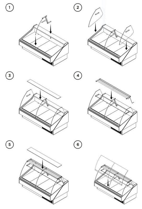 Hydra-Kool KFM-SC-60-S KFM-SC Seafood Case - Top Restaurant Supplies