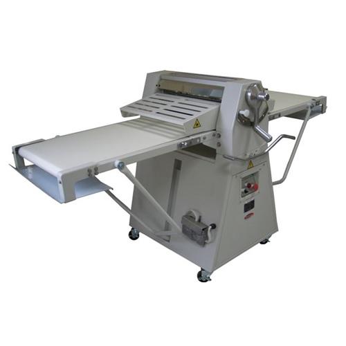 BakeMax BMFRS02 Floor Model Reversible Sheeter, 20.5" x 79" Conveyor - Top Restaurant Supplies