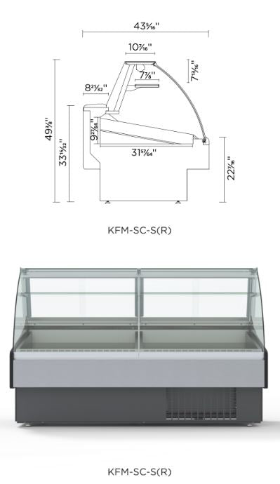 Hydra-Kool KFM-SC-40-S KFM-SC Seafood Case - Top Restaurant Supplies