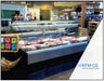 Hydra-Kool KFM-CG-50-S Fresh Meat Curved Glass Deli Case - Top Restaurant Supplies