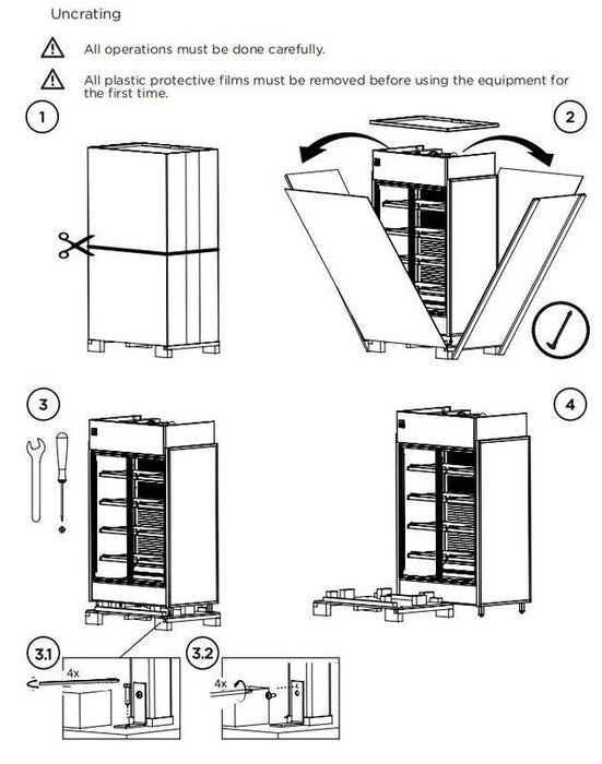 Hydra Kool KGV-MR-3-S High Volume Grab-N-Go Case Self Contained - Top Restaurant Supplies