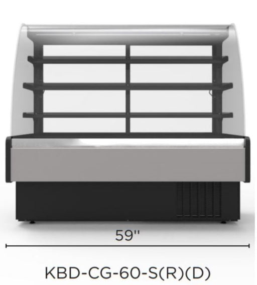 Hydra Kool KBD-CG-60-S Curved Glass Bakery Deli Case - Top Restaurant Supplies