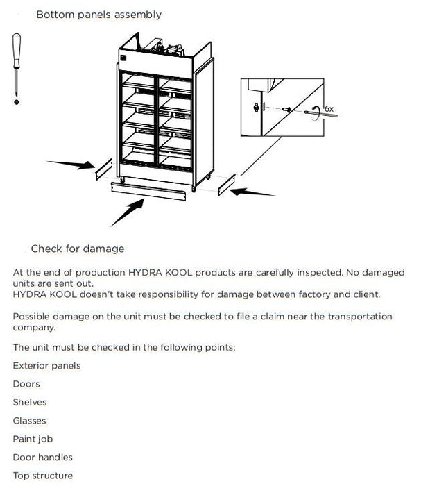 Hydra-Kool KGV-MD-3-R High Volume Grab-N-Go for Remote Condensing Unit - Top Restaurant Supplies