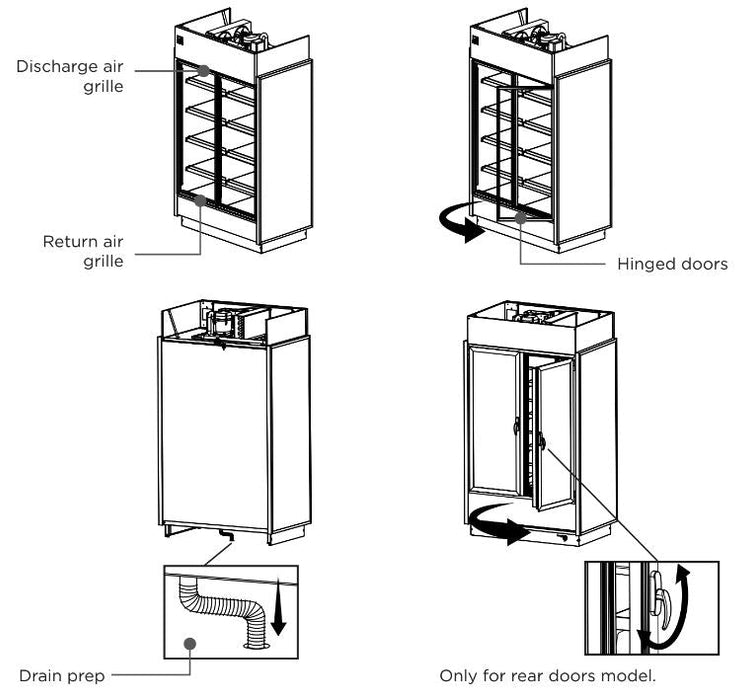 Hydra-Kool KGV-MO-3-R High Volume Grab and Go - Top Restaurant Supplies