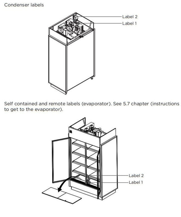 Hydra Kool KGV-MR-2-R High Volume Grab-N-Go for Remote Condensing Unit - Top Restaurant Supplies