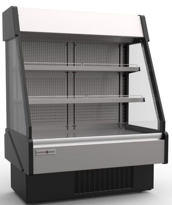 Hydra-Kool KGL-RS-40-S Grab-N-Go Low Profile Case with Front and Rear Loading and Electric Shutter - Top Restaurant Supplies